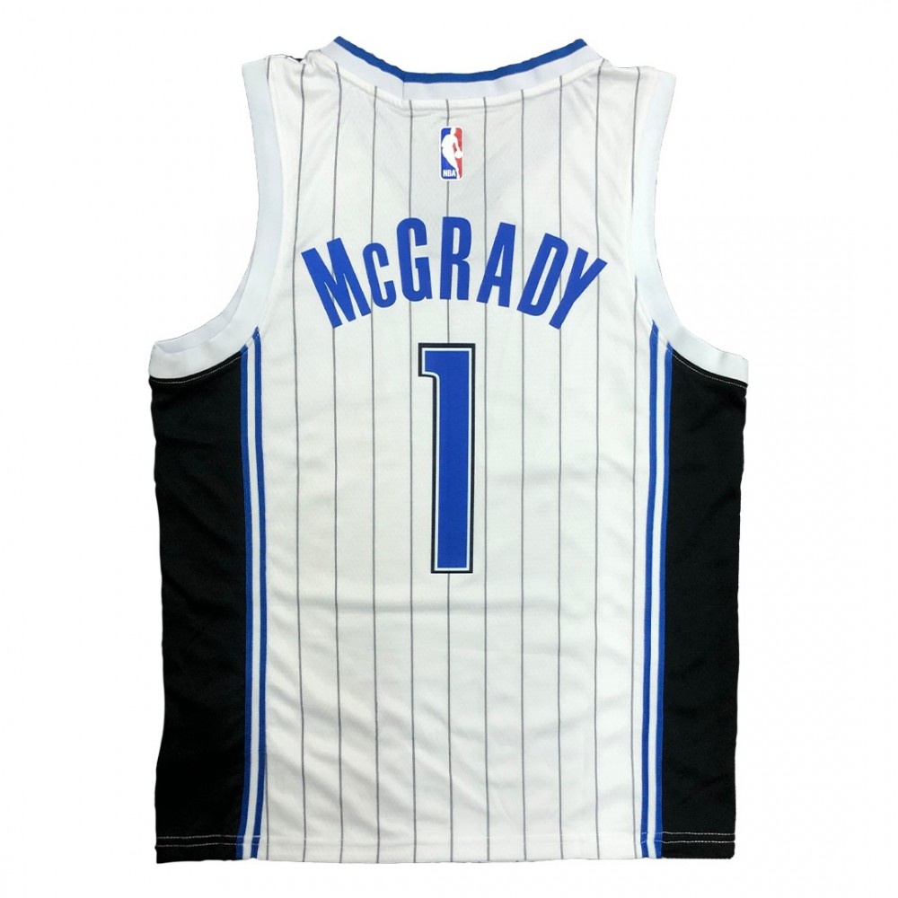 Men's Orlando Magic Tracy McGrady #1 White 2020/21 Swingman NBA Jersey - Association Edition-Pro Kit Vault | Brand New 26/27 Sports Jerseys